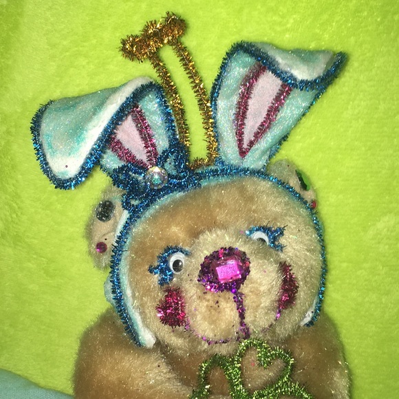 Bumble Bear Sparkly Handmade OOAK Angel Wish π - Picture 3 of 8